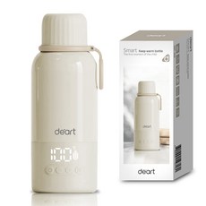 데아트 100도 가열텀블러 배터리분리 500ml 휴대용 무선 분유포트, DAT-450