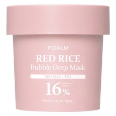 피캄 붉은 쌀 버블 딥 마스크, 1개, 1개입