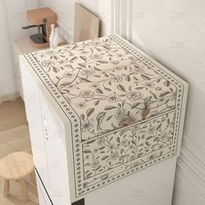 해피패브릭스 전자제품 먼지커버 덮개 냉장고위 덮개 신발장 세탁기 커버, N