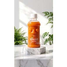 제주 당근 주스 물타지않은 100% 착즙주스 제주산 당근몬딱 300ml 10개 무가당