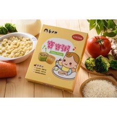 小媽咪團購趣郭老師 常溫寶寶粥 150公克*2包 盒 副食品 常溫, 1個, 五色蔬菜雞粥 (2包入)