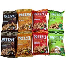 미니 프레첼 4가지 맛, 1세트, 85g