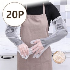 SC FMCG 일회용 밴드형 비닐장갑 위생장갑 60cm, 1세트