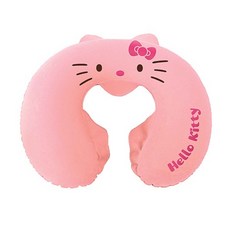 어린이 동물목베개 고양이케릭터 에어쿠션 바람넣는