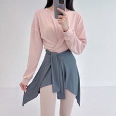 로라벨 자체제작 모아 레깅스 엉덩이가리개 랩스커트 치마 빅사이즈 필라테스복