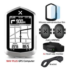 자전거거리측정기 속도계 gps IGPSPORTIGS520 GPS HR60 심박수 센서 사이, NAVPlus 2ARENA HR
