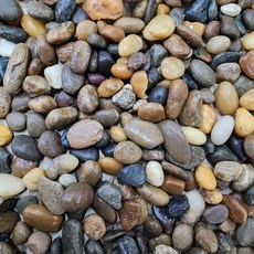 자갈 해미석 믹스 2-3cm 소포장 1kg 화분 수족관 정원 조경 인테리어 조약돌 오색 자갈, 1개