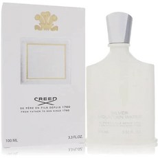 Creed 銀色山泉男性淡香精, 1瓶, 100ml