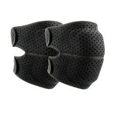 여성 및 남성용 무릎 패드 조절 가능한 밴드가 있는 소프트 댄스 여성용 배구 레슬링 장비 보호대 크래시 스노보드 블랙 라지, Large, Bla