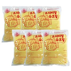프리미엄 붕어빵 잉어빵 호두과자 재료 앙금 슈크림 2kg x 6개 세트 할인가