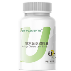 UrSUPPLEMENTS 辣木葉萃取膠囊, 1個, 60顆