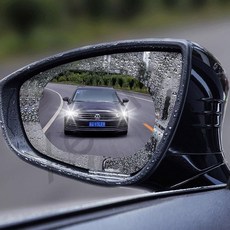 자동차 사이드미러 빗물 발수 방수 코팅 필름 (2P), 2타원형135x95, 2타원형135x95