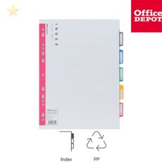 PP형 5탭 인덱스색지