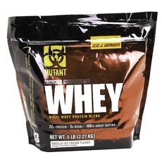 MUTANT 綜合乳清蛋白粉 香草冰淇淋味, 1個, 2.27公斤