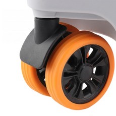 바퀴 커버 소음방지 캐리어 오렌지 4개 실리콘 보호대