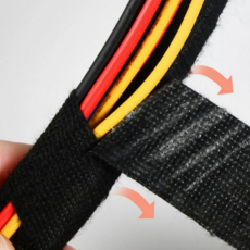 흡음테이프 자동차엔진 소음방지테이프 케이블 전선 컴퓨터케이블, 1개