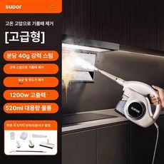 욕실스팀청소기 고온 고압 분사기 스팀기 스팀분사기, [표준 5개 브러시+노즐], 기본 모델명/품번