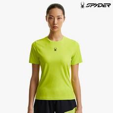 스파이더 여성 트레이닝 컬러 티셔츠 SPHMCNRS251WNGN 162283
