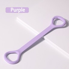 홈 용 8자형 들것 등 쉐이핑 어깨 운동용 어깨 및 등 스트레칭 밴드가 있는 탄성 밴드, rple