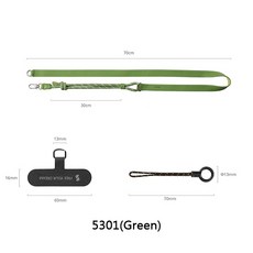 三重 大人氣 SmallRig FilMov 手機肩帶 4989 黑 5300 橘 5301 綠, 1個, #5301 綠