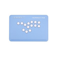 바밀로 FK2 유도축 격투 게임 키보드 히트 박스 스트리트 파이터 철권 로커 핸들 자기, 체리 인덕티브 실버 샤프트, B.세레니티블루, 1개