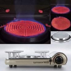 국산 KC인증 고화력 가스버너 세라믹헤드 2중안전장치 휴대용 브루스타 업소용 가스레인지 뽁뽁이포장, 단품