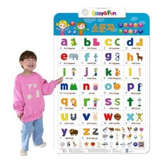이지앤판 소문자 사운드포스터 학습용 영어놀이+모티브코리아Shop, 빠른배송