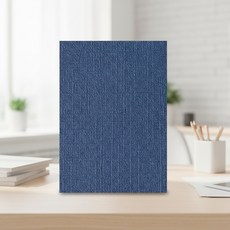 페이퍼커버 A4 옥스포드 제본용지 100매 청색 쏙템, 1개