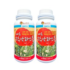 농사친구 고추 낙과스톱 사과 낙과 낙화 방지, 2개, 500ml