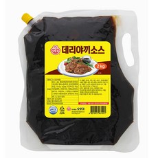 오뚜기 데리야끼소스 스파우트팩, 2kg, 4개