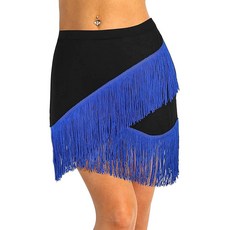 KK미터 여성 댄스 스커트 탱고 볼룸 라틴 태슬 프린지 무대 공연 살사 댄싱 드레스 의상