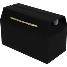 주호팩 끈손잡이 다용도 선물상자 02-0 (300x154x130), 50개, 블랙