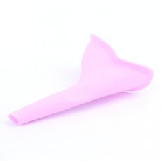 여성용 실리콘 소변기 배변보조 캠핑용