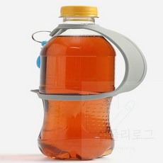 심플리로그 실리콘 물병 손잡이 홀더 그레이 텀블러손잡이홀더, 1개