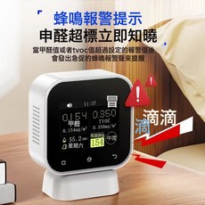 甲醛檢測儀器新房租房專業自檢測高精度室內空氣質量, 1個, FNIRSI SFD-02甲醛檢測儀:如圖