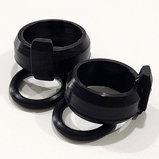 (라이트피싱) 낚시줄감기 검정 블랙실리콘줄감개 낚시대훅키퍼 바다 민물민장대줄감기 2세트등, 줄감기검정 1대분, 8호 ( 5.0칸 ~ 6.0칸용 ), 1개