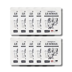 르세라이 마르세유 여행용 1회용 간편 세탁세제 패키지, 10개, 30ml