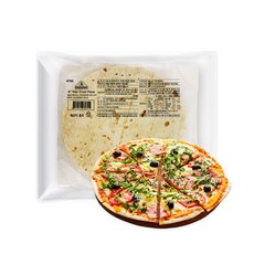 씬 피자도우 8인치(20cm) 1 185g (79g 5장), 1개, 1.185kg