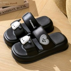 산리오 포차코 페이스 하트 키높이 슬리퍼 240mm zli+8430md