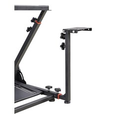 레이싱휠 거치대 의자 바퀴 게임 고정 시트 블랙 접이식 체어 기어없음, 1개, 직립봉+핸드브레이크+기어 일체형, 기본 색상