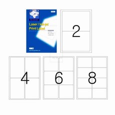 엠비아7 전산 라벨지 (10매입) 3002 3004 3006 3008 /소포물류용 주소라벨
