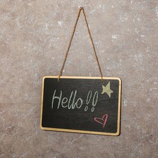 카페 음식점 벽걸이형 메뉴판 미니 칠판 메모판