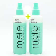 1+1 SET 하이퍼 리페어 투페이스 250ml+250ml 헤어미스트 뿌리는 트리트먼트 모발단백질 상한머리영양제 아르간오일 미용실, 2개, 250ml