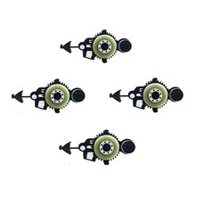 바르네 접착 풀 테이프 리필 속지 BGT-0180R, 투명, 4개