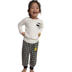 피앤엘스타일 남아 여아 봄 가을 병아리 체크바지 외출복 등원룩 초특가