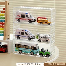 透明汽車模型收納盒 兒童合金小汽車展示盒, 1個