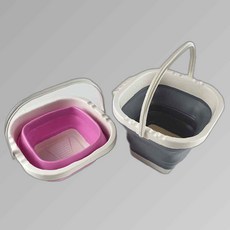 대용량 접이식 미술물통 사각 미술물통, 본상품