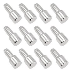 아이베란다 핀다보 선반 받침 브라켓 철물 4.75x17mm, 12개, 실버