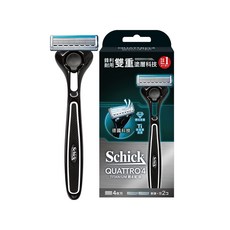 Schick 舒適牌 創4紀鈦 刮鬍刀, 1個, 刮鬍刀(1刀把2刀片)