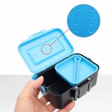 생미끼 환기 구멍 보관 용기 밑밥 저장통 낚시도구, 본상품선택